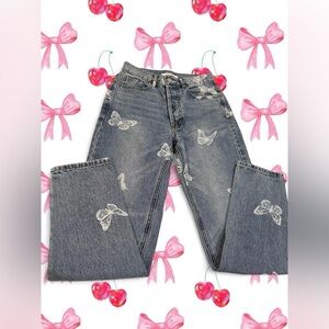 Pacsun Butterfly Print Jeans